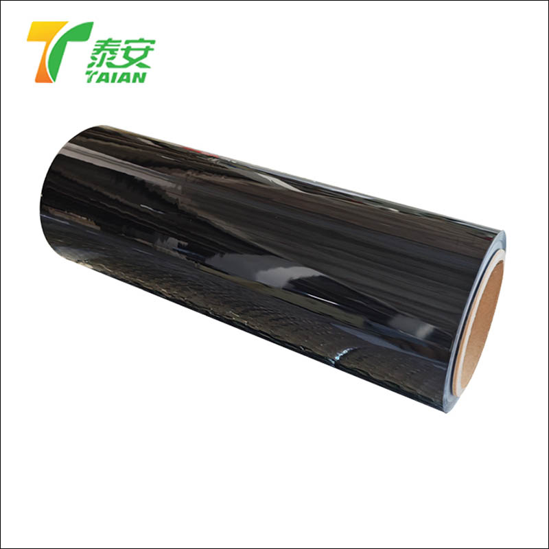 PET Black Ropeque Film laminowania termicznego